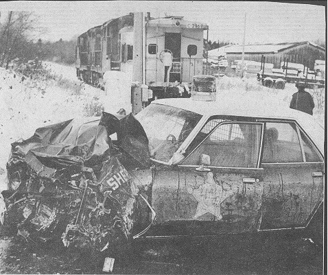 crash car terry fox geauga 1980 train county sheriff railroad claridon crossing east timetoast leader times gets